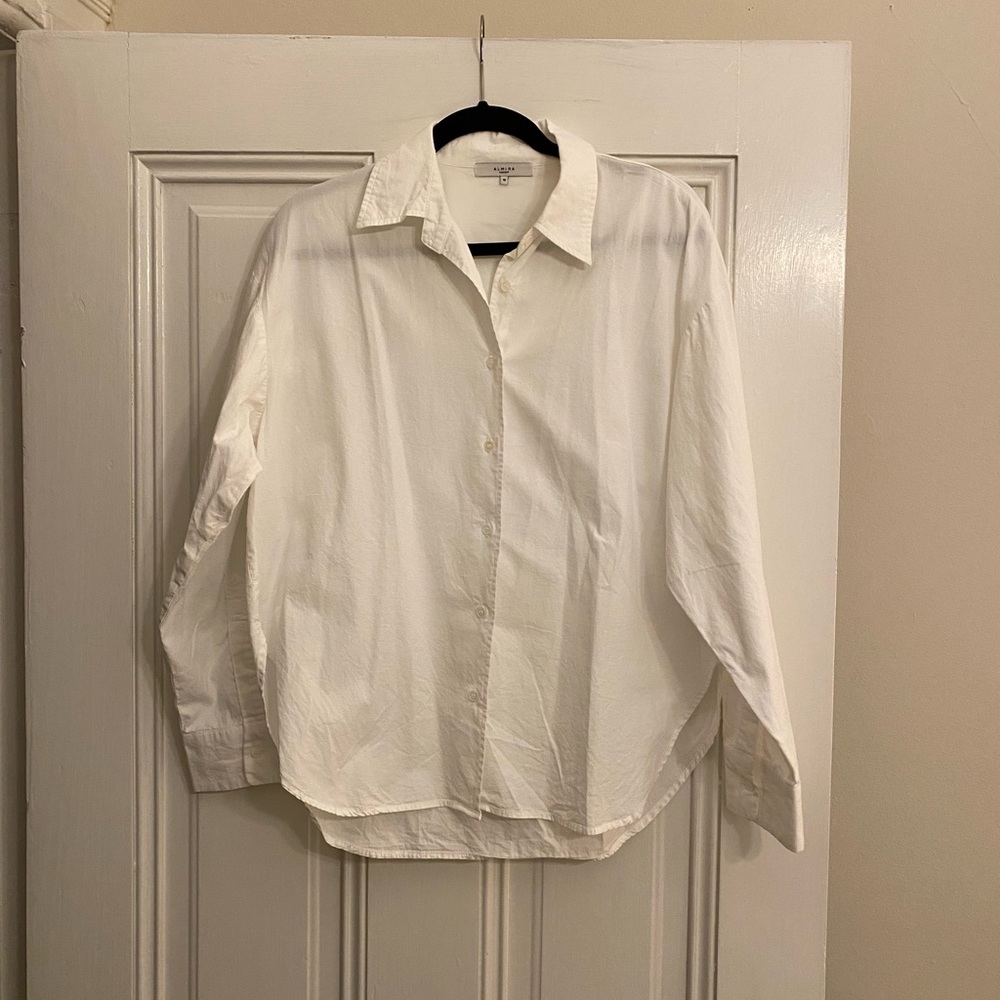 Elegant White Button Down Shirt